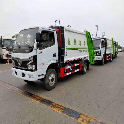 小型垃圾车垃圾车配置 压缩垃圾车图片 侧装挂桶垃圾车
