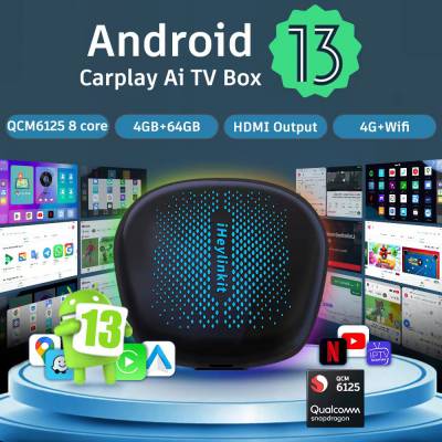 ͨܳcarplay ai box׿13HDMIԭCarplayת׿