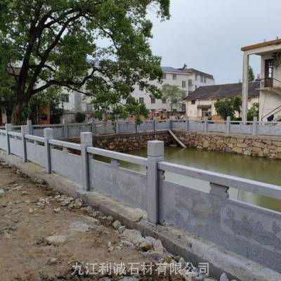 杭州市城市建设石材栏杆 寺庙两侧花岗岩围栏石板