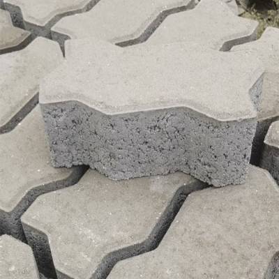 混凝土高强度联锁块码头砖c40c50码头货场225*112.5mm波浪形