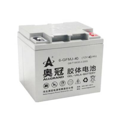 奥冠蓄电池 6-GFMJ-55 胶体免维护12V55AH UPS\EPS电源 太阳能专用