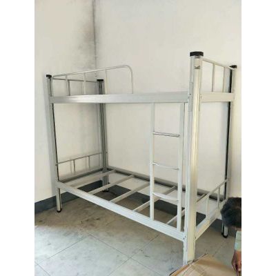 达州宿舍高低铁床 建筑工地铁床 型材双层床生产厂家