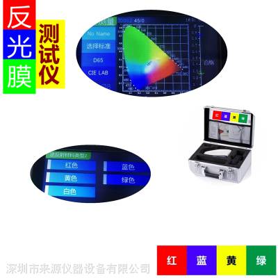 禁令交通标志牌逆反射材料类型亮度因子色坐标仪器LYS4000