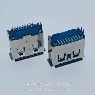 USB AF180ʽƬ3.0ĸ/SMT///H=11.6mm˿ Բ 