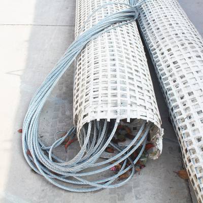 柔性聚酯矿用纤维网 高强度纤维防护网 500-500井下临时支护用