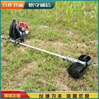 浙江背负式坡地打草机 宏晨果园树下除草机 小麦水稻背负式收割机