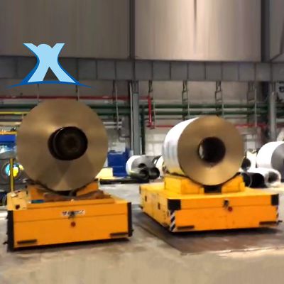 百特智能流水线电动平车 电动蓄电池平车 轨道过跨车可定制