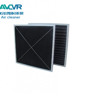 空调活性炭过滤器 聚氨酯海绵喷漆房废气处理 定制铝框折叠式活性炭过滤网