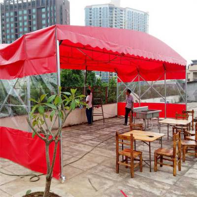 黔东南雷山生产安装物流园仓储雨棚 ZSLS-06户外野营大型雨棚