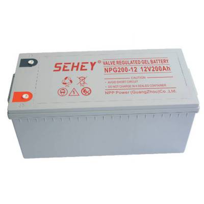 SEHEY西力蓄电池NPG200-12 12V200AH机房设备储能 UPS/EPS电源配套