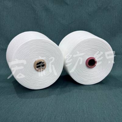 宏新供应全光腈纶纱 30S/2腈纶合股纱 涤腈纱80/20 涡流纺腈纶纱