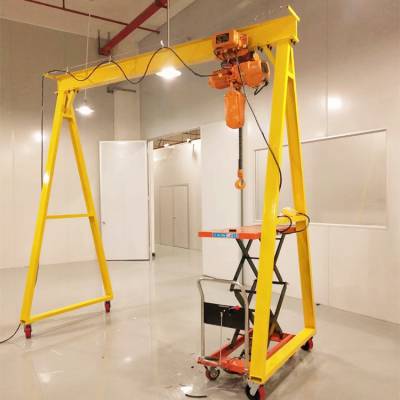 【3米×3米龙门架 2吨重型移动龙门吊架 可配电动手动葫芦】价格_厂家