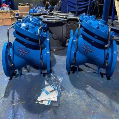JD745H-100C 多功能水泵控制阀 铸钢法兰水泵控制阀 多功能水泵控制阀 JD745H
