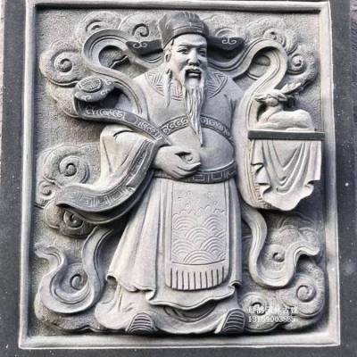 ***浮雕文化壁画 校园寺庙围墙人动物造型浮雕 精雕石材照壁