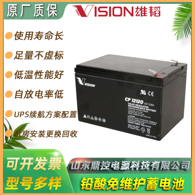 雄韬VISION威神6FM120E-X长 寿命铅酸蓄电池12V120AH营业厅实验室