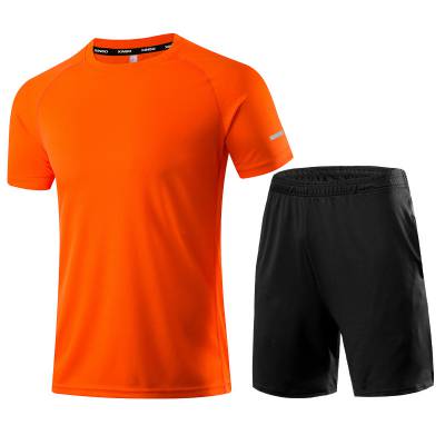 运动套装定制男夏季篮球运动服定做运动装短袖健身短裤运动衣订制