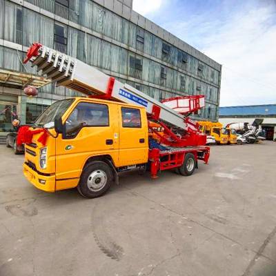 建筑工程抢险云梯车物料运输云梯工程车