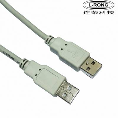 USB线 USB数据线 USB A公对公扁口线 USB延长线 USB打印线 UL2725线