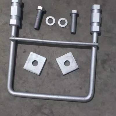 墩身预埋套筒 u型套筒 检查梯螺丝连接件 套筒渗锌螺栓套筒 ***u型丝