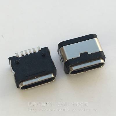 ˮTYPE-C 6Pĸ ƬSMT ĽŲL=7.85mm