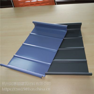 浙江杭州 大型厂房 65-300直立锁边系统铝镁锰金属屋面厚度0.9mm