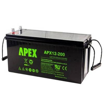 美国APEX蓄电池APX12-200 12V200AH/10HR直流屏 UPS/EPS电源