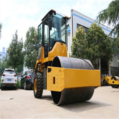 小型手扶双轮压路机 路面压实机械 双驱双震