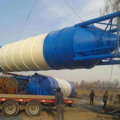 30吨储油罐搅拌站水泥罐有多重吊车放水泥罐技巧