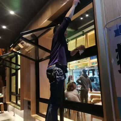 长沙折叠窗 上下开启适用于餐厅 酒店 适合高强度开启