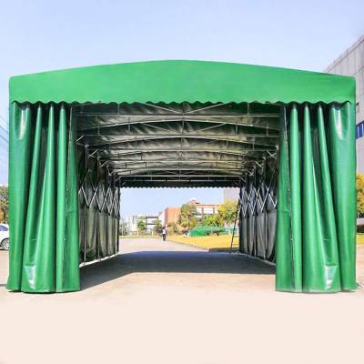 明投 户外移动推拉雨棚 空间大适用性强 使用率高