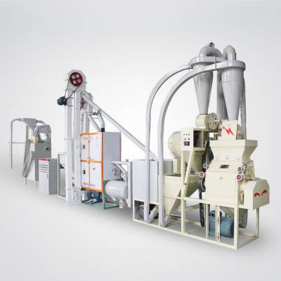 全自动玉米深加工机械 玉米糁玉米面粉加工机组