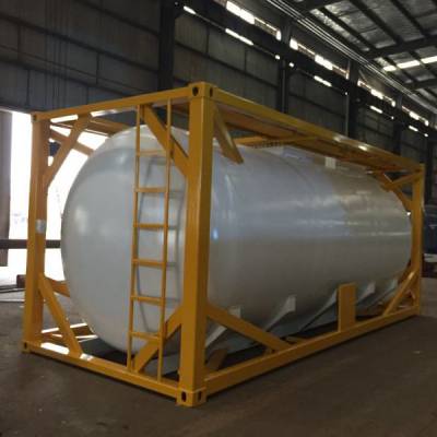氢氧化钠罐式集装箱 25立方罐式集装箱, 9类危废液体罐箱工厂