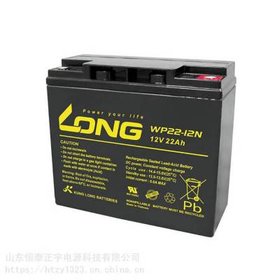 广隆蓄电池 WP20-12 LONG阀控密封式铅酸蓄电池 12V20AH