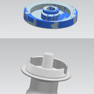 3D扫描建模打印 模具检测及数模精度对比 点云转stp