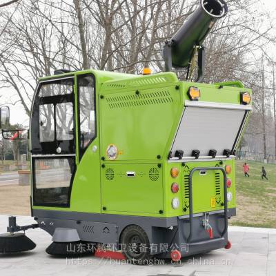 电动三轮扫地机 驾驶式扫地机 电动扫地车 工厂道路清扫车