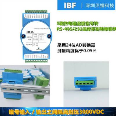 5·24λADתPT100תRS485/232 ¶Ȳɼģ ModbusRTU