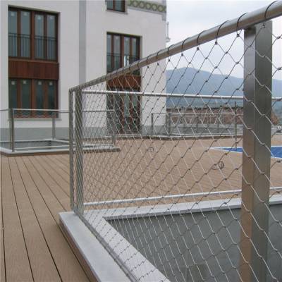 生产阳台防坠落不锈钢绳网 304阳台防护不锈钢绳网