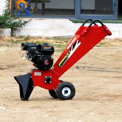 益欣机械 移动式碎枝机 树杈树枝粉碎机 园林碎木机用途***