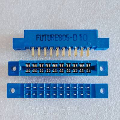 原装正品总线金手指插槽连接 FUTURE-805-44D间距3.96mm 44PIN 插板式PCB