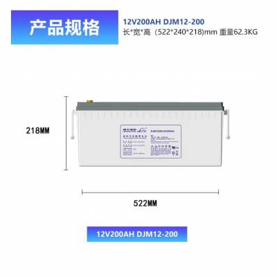 LEOCH理士蓄电池DJM DJW12-20012V200AH UPS电源 风电用蓄电池