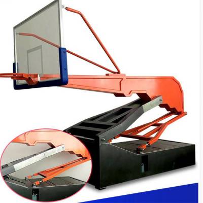 室外篮球架 高度3.05米高 12mm加厚篮板 箱体款式可挪动