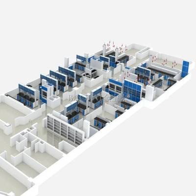 实验室设计平面图 医疗净化工程公司排名 端州洁净工程检测