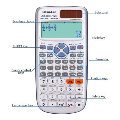 科学计算器学生考试使用OSALO奥斯欧函数计算器991ESPLUS417功能