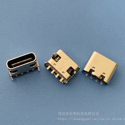 TYPE C ĸ 4P ʽSMT USB 3.1 4PIN ĽŲĸ L=6.8MM