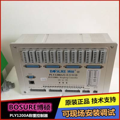 销售湖南长沙【BOSURE博硕PLY1200A称重控制器】高精度搅拌站称重控制系统