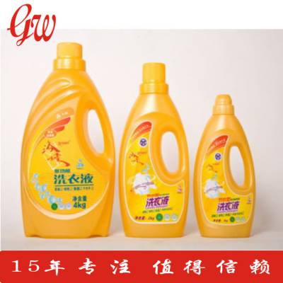 武汉不干胶标签定做 洗衣液标签贴彩色PE贴纸 日化洗发水不干胶订做