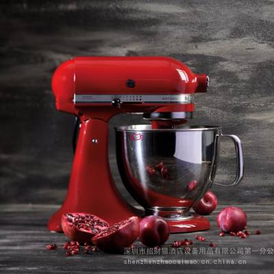 美国厨宝KITCHENAID 5KSM125 4.8L 抬头式多功能厨师机 (帝王红)