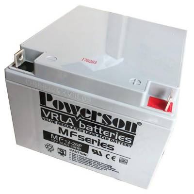 Powerson保护神蓄电池MF12-26 12V26AH/20HR后备供电 机房配套