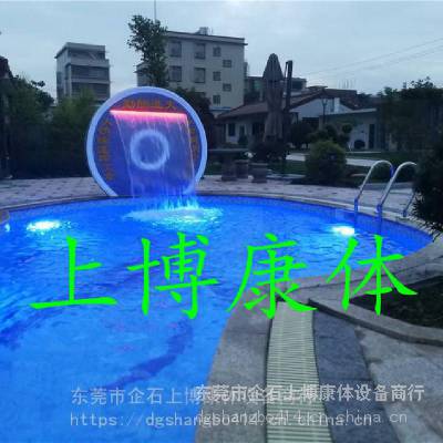 张掖酒店恒温游泳池设备 游泳池空气能恒温加热设备建造