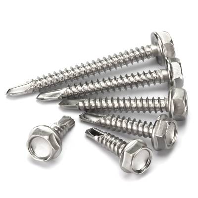 材质正宗 宏紧410不锈钢彩钢瓦自钻螺丝钉 M4.8系列 支持检测 欢迎来电询价